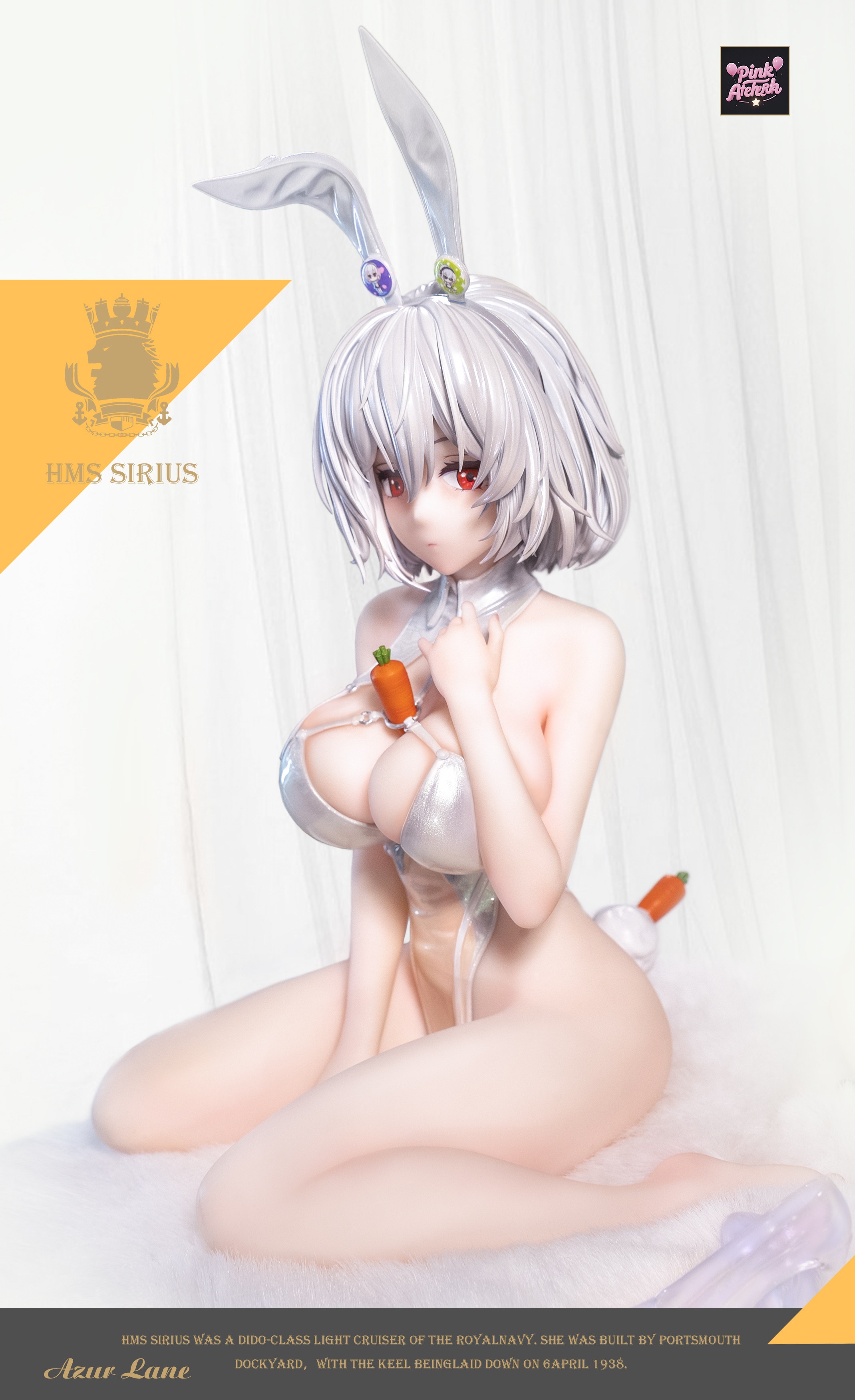 HMS Sirius Bunny Girl GK figure resin statue from Azur Lane by Aetheria Studio