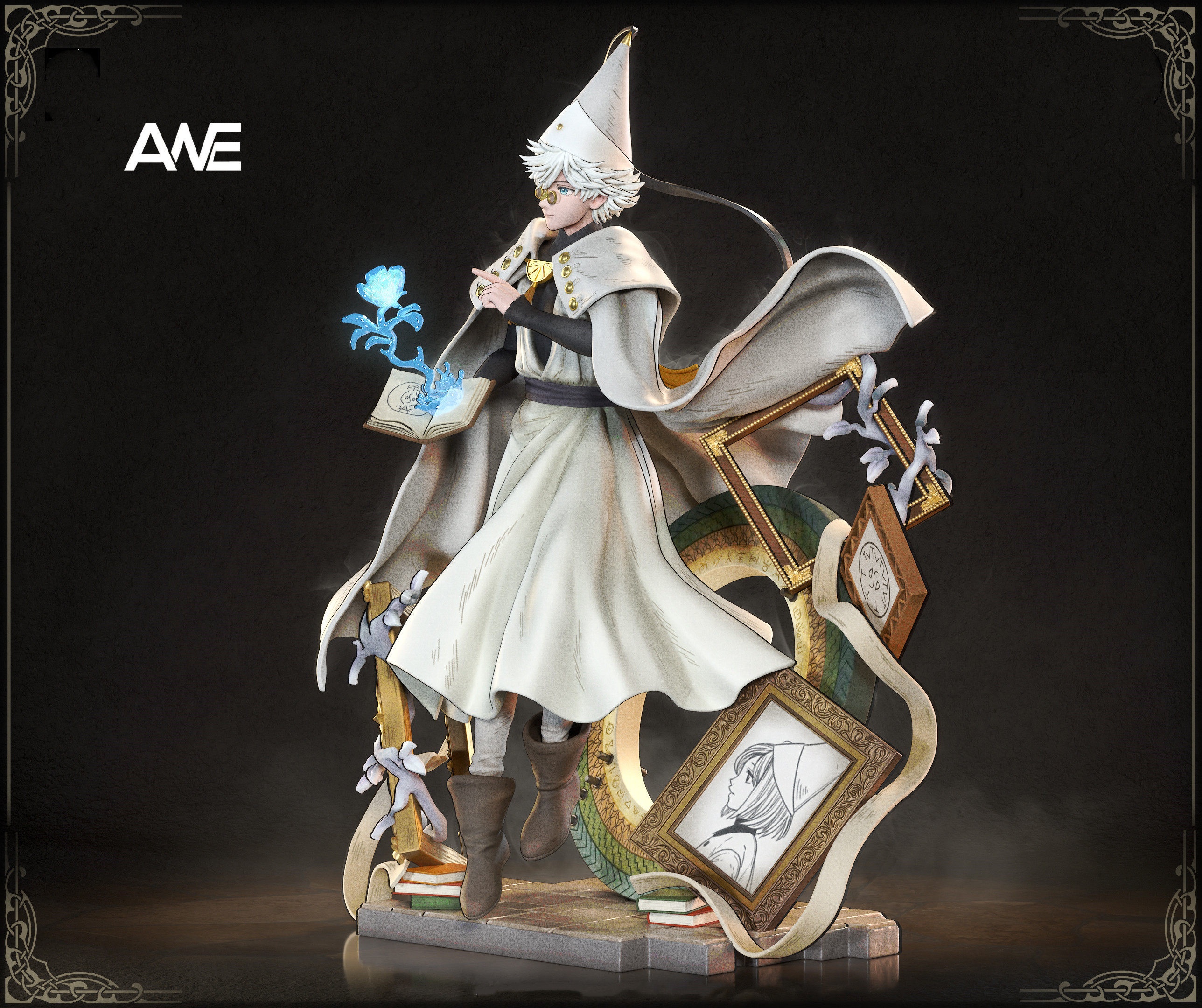 Qifrey GK figure resin statue from Witch Hat Atelier by Ane Studio