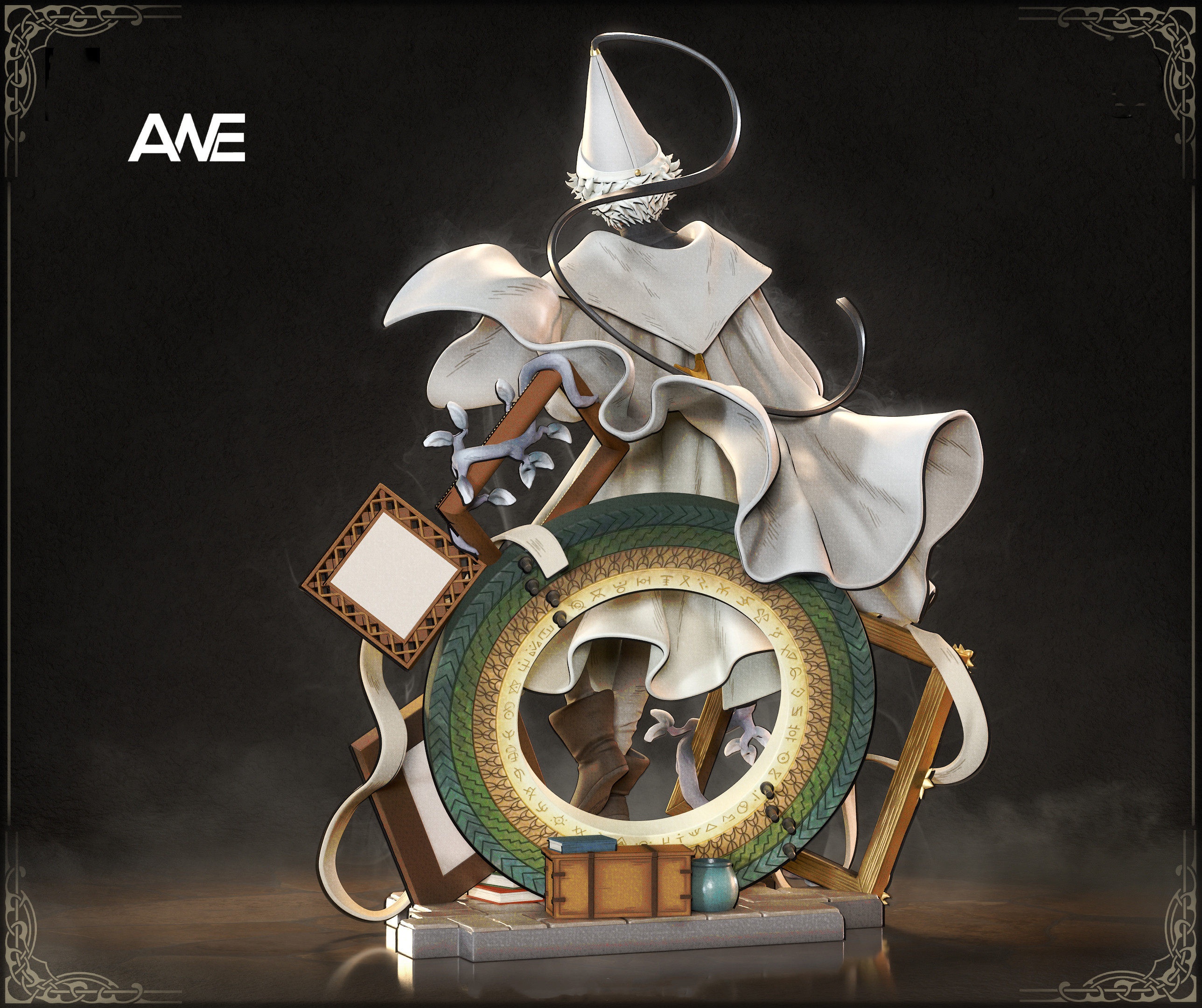 Qifrey GK figure resin statue from Witch Hat Atelier by Ane Studio